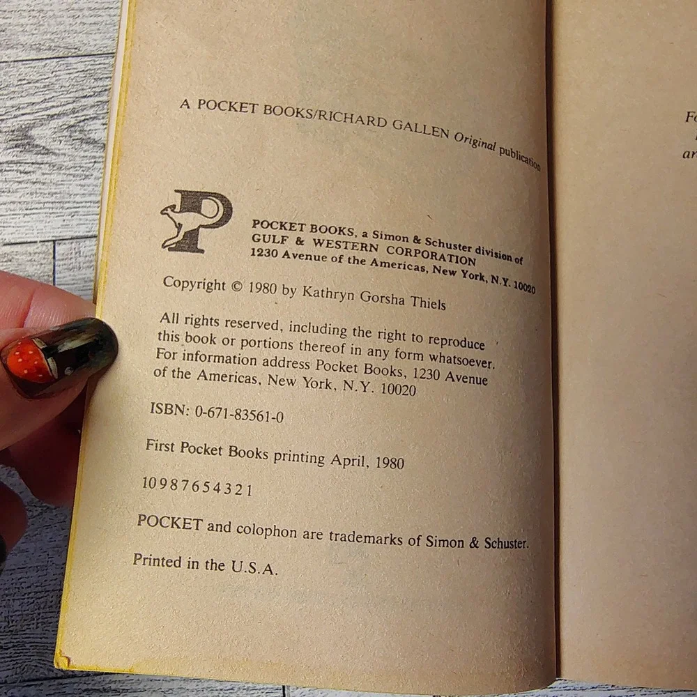 Pocket Books vintage paperback